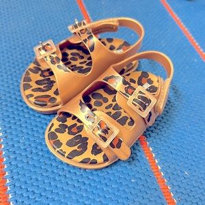 Mini Melissa Leopard Sandal